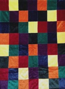 primary patchwork blanket