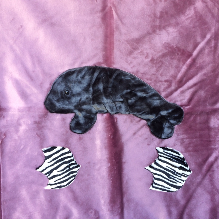 Manatee Applique Blanket | Lucy's Toys